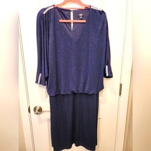 Navy blue dress